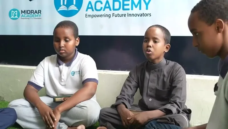 Students with Quran